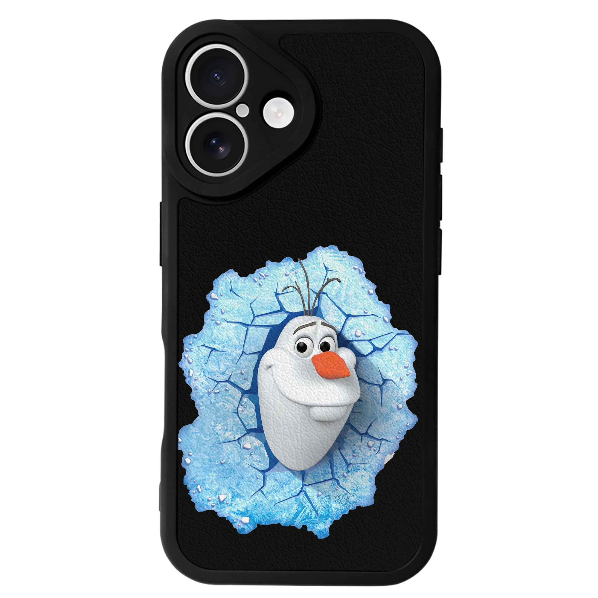 （画像用） アナと雪の女王 アンナ エルサ Frozen Anna Elsa 【iPhone 16シリーズ対応】シリコンスマホケース（レザー調） 材質：シリコン